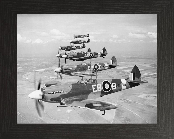 Supermarine Spitfire F Mk XIIs of 41 Sqn | Photo Print | Framed Print | Military | Aircraft | Royal Air Force | Wall Art | Home Decor | Aviation | Photography