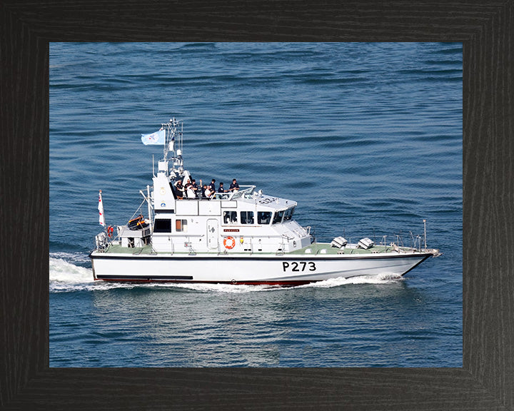 HMS Pursuer P273 Royal Navy Archer Class P2000 Patrol Vessel Photo Print or Framed Photo Print - Hampshire Prints