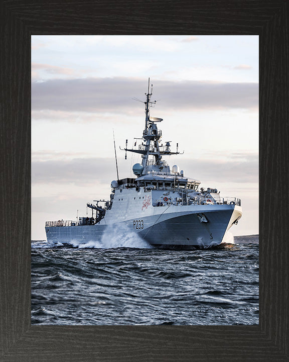 HMS Tamar P233 Royal Navy River class offshore patrol vessel Photo Print or Framed Print - Hampshire Prints