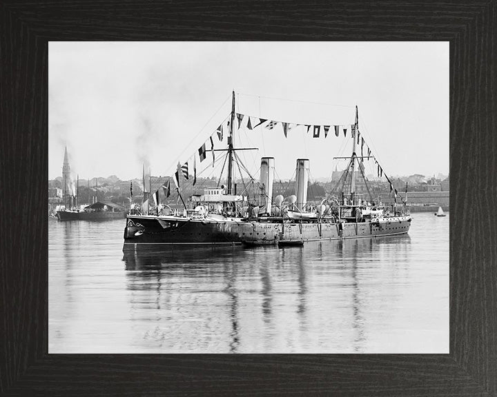 HMS Melampus (1890) | Photo Print | Framed Print | Apollo Class | Cruiser | Royal Navy Hampshire Prints