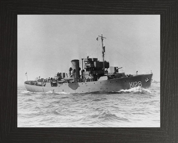 HMS Samphire K128 Royal Navy Flower class corvette Photo Print or Framed Print - Hampshire Prints