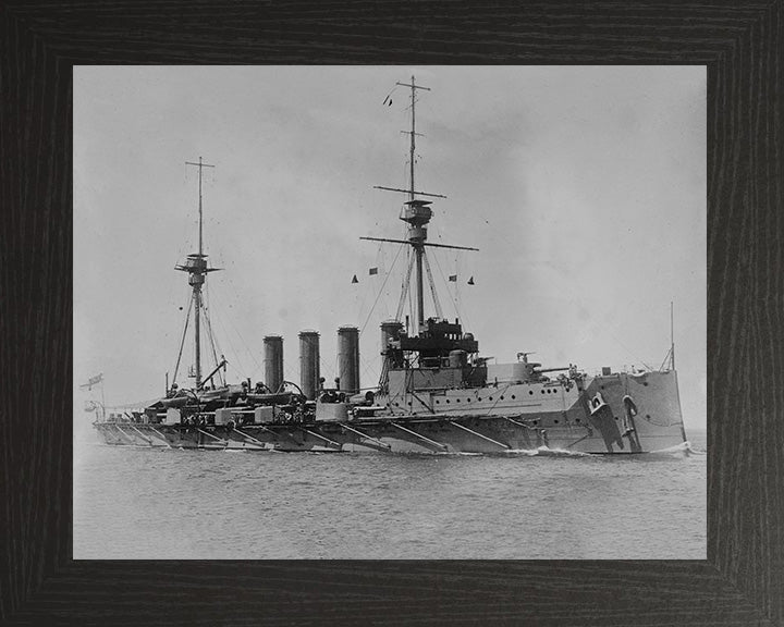 HMS Achilles (1905) Royal Navy Warrior class armoured cruiser Photo Print or Framed Photo Print - Hampshire Prints