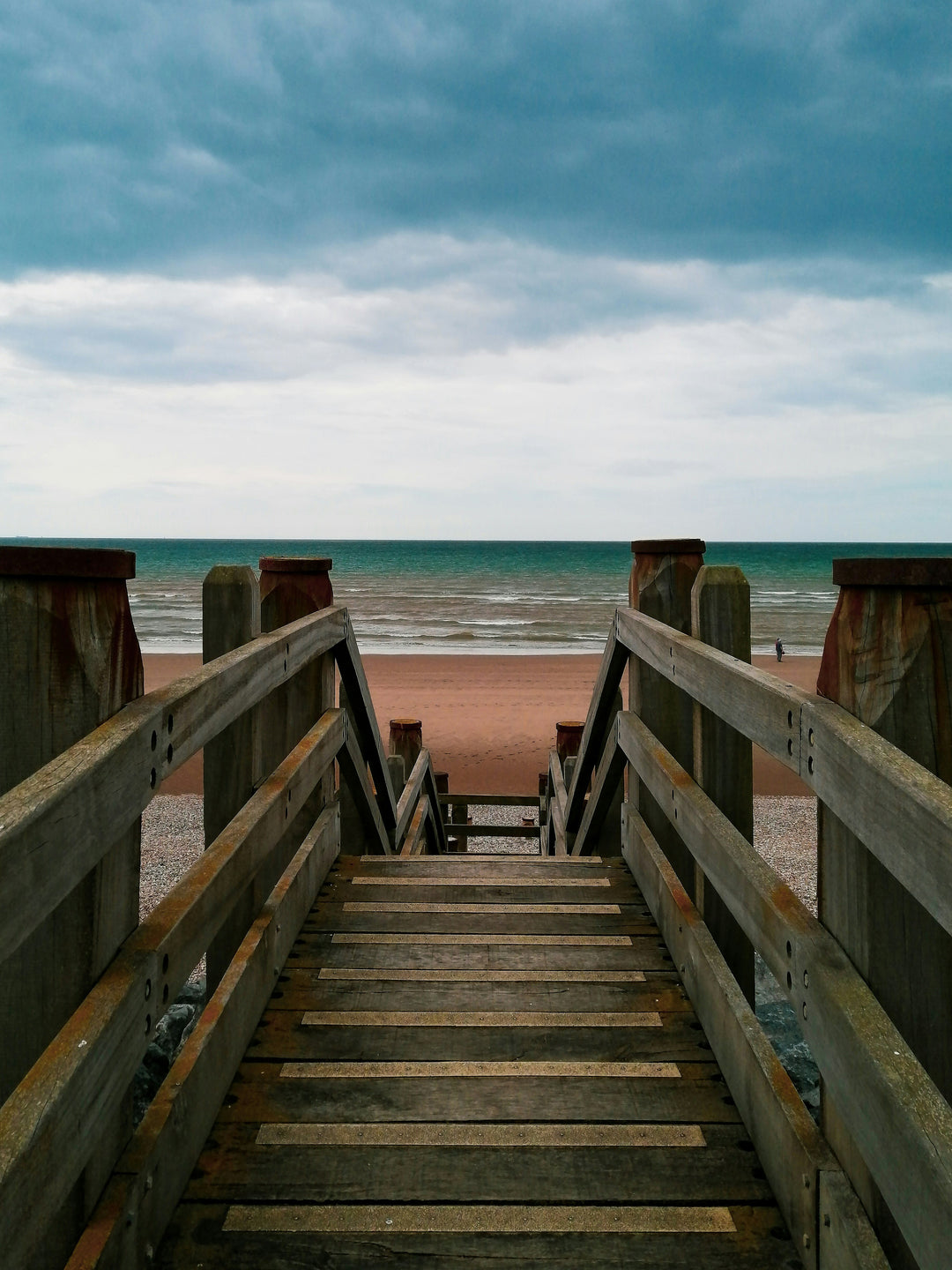 Steps to Camber Sands beach East Sussex Photo Print - Canvas - Framed Photo Print - Hampshire Prints