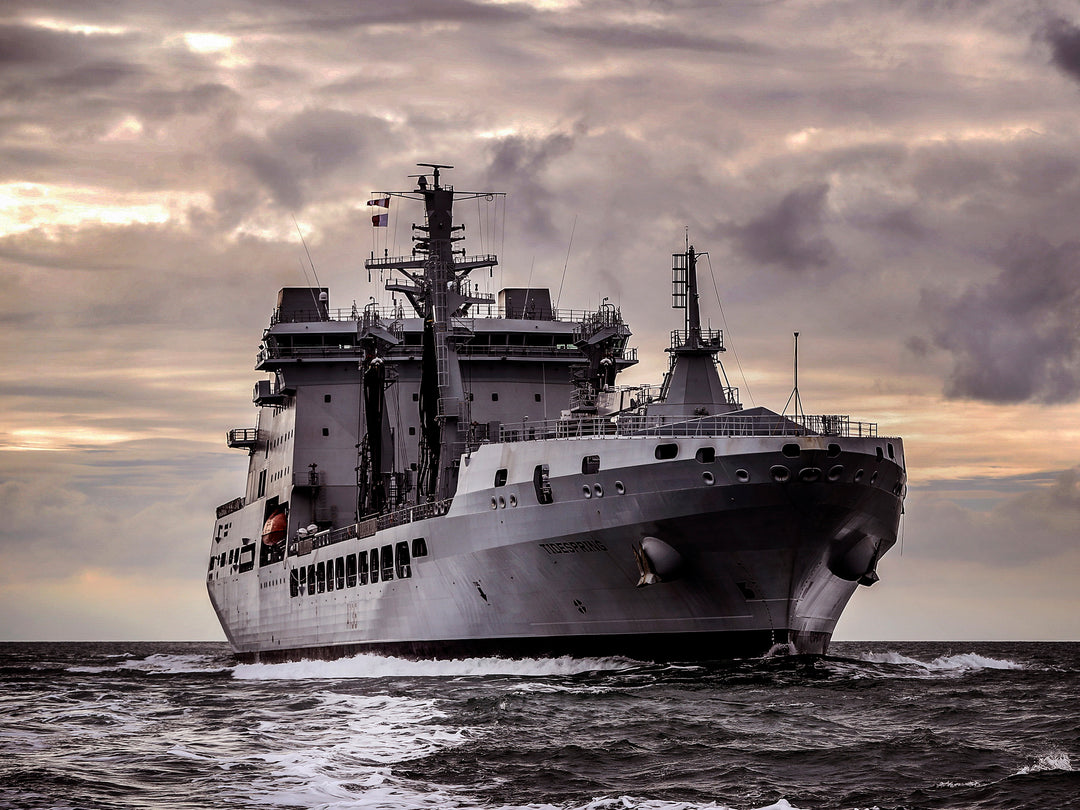 RFA Tidespring A136 | Photo Print | Framed Print | Tide class | Tanker | Royal Fleet Auxiliary Hampshire Prints
