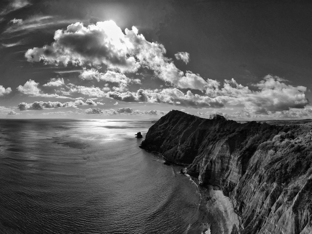 The Jurassic coast Devon black and white Photo Print - Canvas - Framed Photo Print - Hampshire Prints