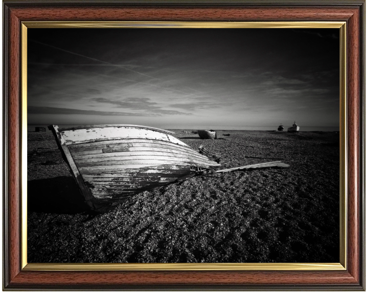 fishing boats at Dungeness Beach kent Photo Print - Canvas - Framed Photo Print - Hampshire Prints