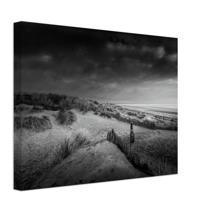Greatstone beach Kent in black and white Photo Print - Canvas - Framed Photo Print - Hampshire Prints
