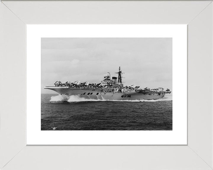 HMS Victorious R38 Royal Navy Illustrious class aircraft carrier Photo Print or Framed Print - Hampshire Prints