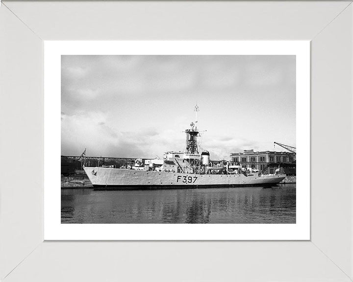 HMS Launceston Castle F397 (K397) Royal Navy Castle class corvette Photo Print or Framed Print - Hampshire Prints