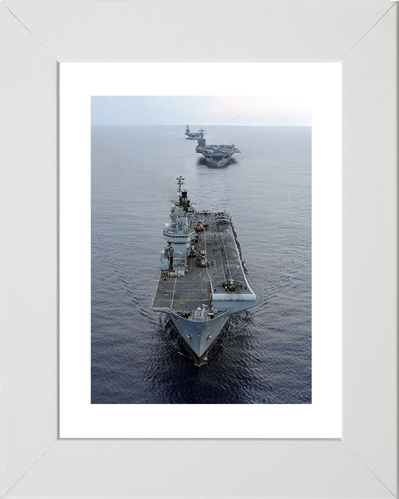 HMS Illustrious R06 Royal Navy Invincible class Aircraft Carrier Photo Print or Framed Print - Hampshire Prints