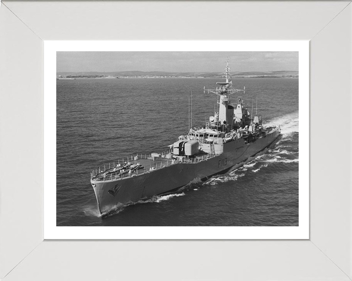 HMS Falmouth F113 Royal Navy Rothesay Class frigate Photo Print or Framed Print - Hampshire Prints