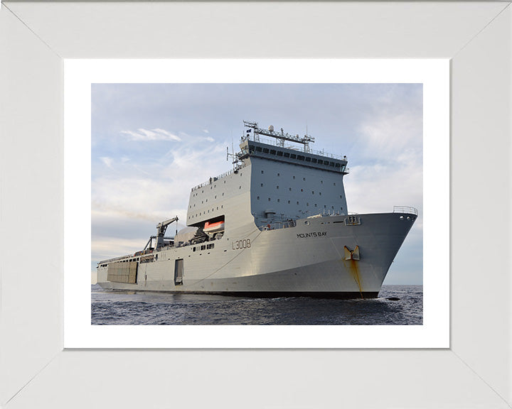 RFA Mounts Bay L3008 | Photo Print | Framed Print | Bay Class | Auxiliary Dock | Royal Fleet Auxiliary Hampshire Prints