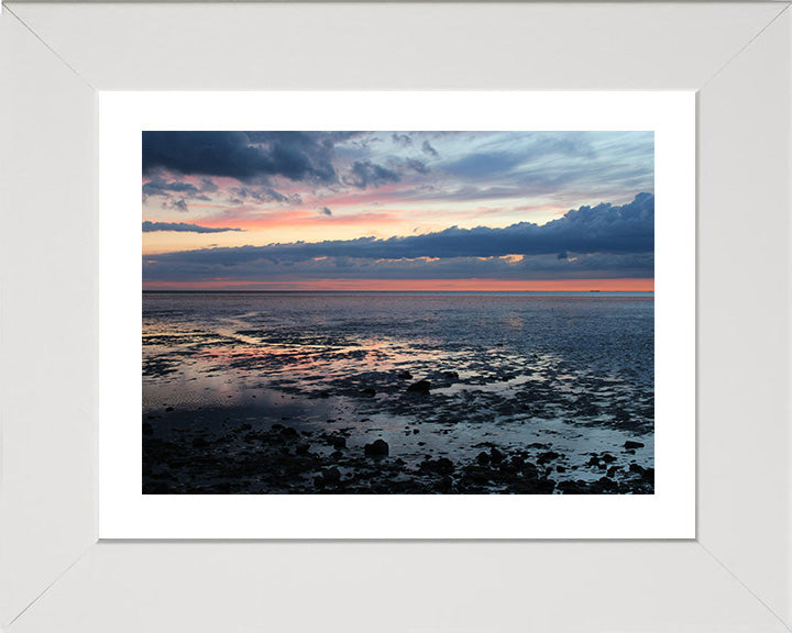 Heacham Beach Norfolk at sunset Photo Print - Canvas - Framed Photo Print - Hampshire Prints