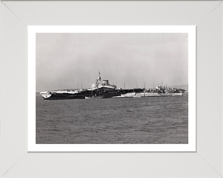 HMS Formidable 67 Royal Navy Illustrious class Aircraft Carrier Photo Print or Framed Print - Hampshire Prints