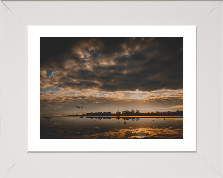 The River Exe Devon at sunset Photo Print - Canvas - Framed Photo Print - Hampshire Prints