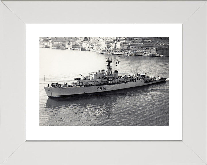 HMS Veryan Bay K651 Royal Navy Bay Class Frigate Photo Print or Framed Print - Hampshire Prints