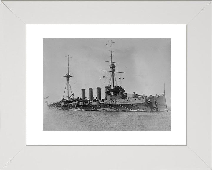 HMS Achilles (1905) Royal Navy Warrior class armoured cruiser Photo Print or Framed Photo Print - Hampshire Prints