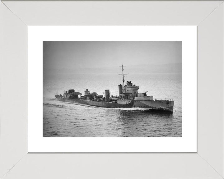 HMS Verdun L93 | Photo Print | Framed Print | Admiralty V Class | Destroyer | Royal Navy Hampshire Prints