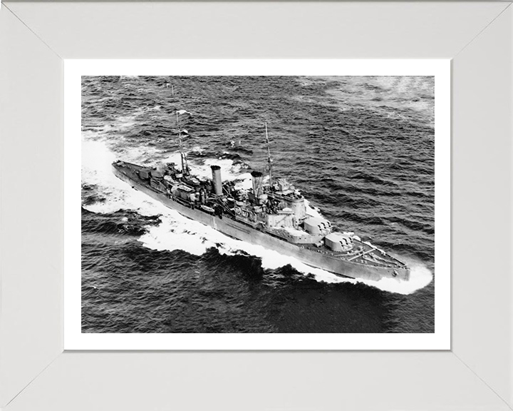 HMS Fiji (58) Royal Navy Fiji class light cruiser Photo Print or Framed Photo Print - Hampshire Prints