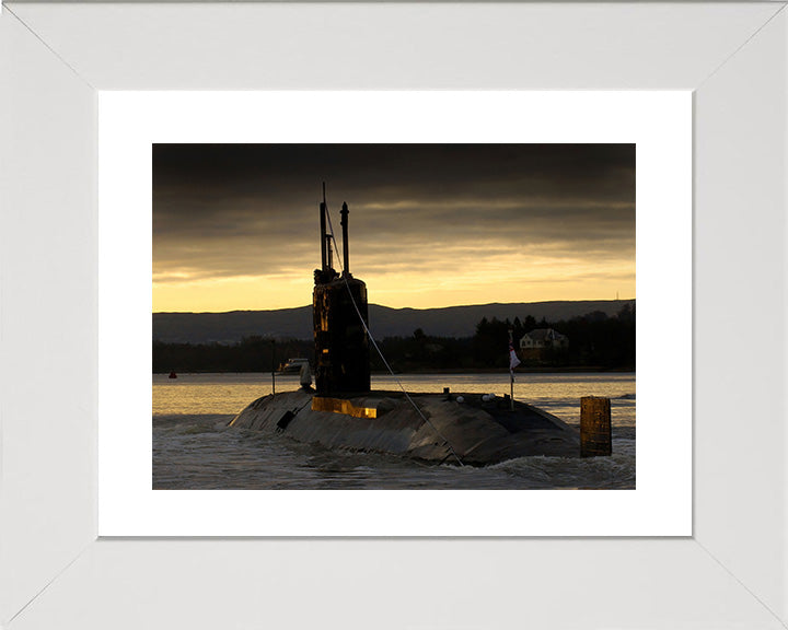 HMS Spartan S105 Submarine | Photo Print | Framed Print | Swiftsure Class | Royal Navy Hampshire Prints