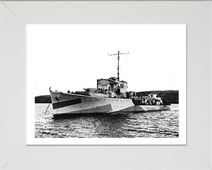 HMS Goathland L27 Royal Navy Hunt class destroyer Photo Print or Framed Print - Hampshire Prints