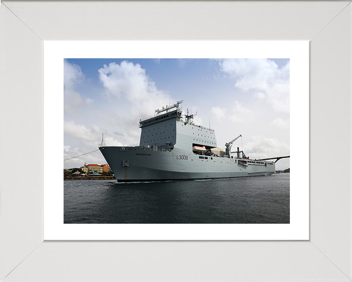 RFA Mounts Bay L3008 | Photo Print | Framed Print | Bay Class | Auxiliary Dock | Royal Fleet Auxiliary Hampshire Prints