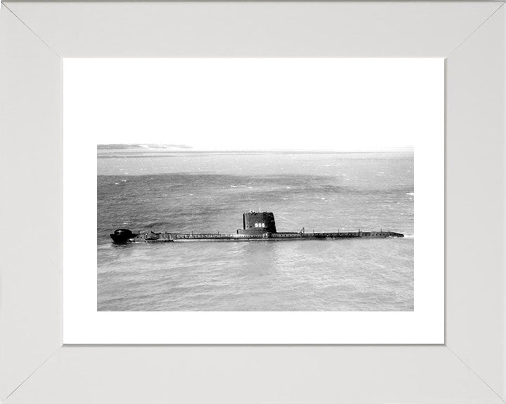 HMS Alderney S66 (P416) Royal Navy Amphion class submarine Photo Print or Framed Print - Hampshire Prints