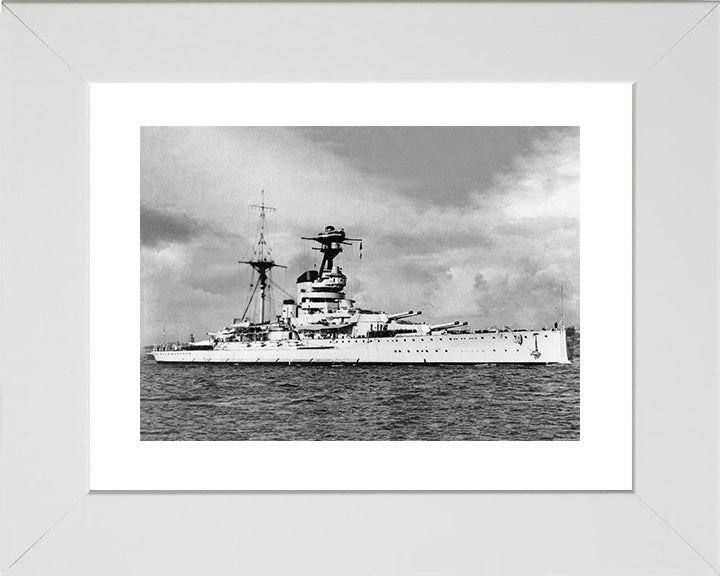 HMS Resolution (09) Royal Navy Revenge class battleship Photo Print or Framed Print - Hampshire Prints