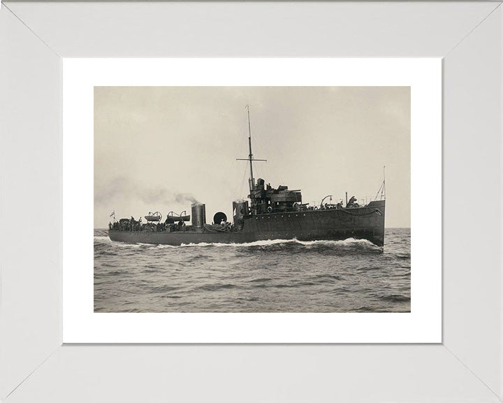 HMS Kale 1904 Royal Navy River class destroyer Photo Print or Framed Print - Hampshire Prints