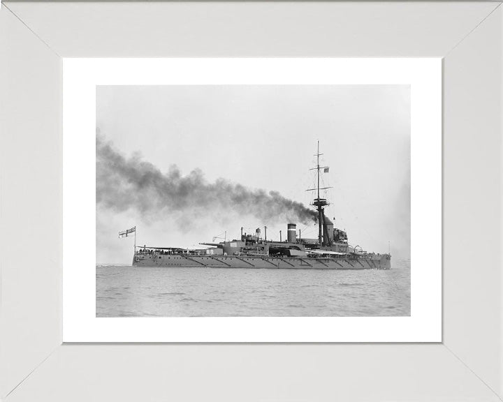 HMS Hercules (1910) Royal Navy Colossus class battleship Photo Print or Framed Print - Hampshire Prints