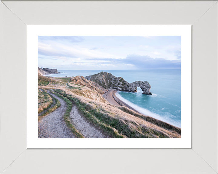 Durdle door beach Dorset in winter Photo Print - Canvas - Framed Photo Print - Hampshire Prints