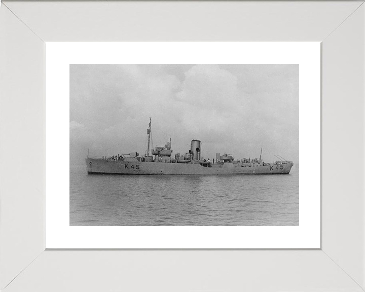 HMS Convolvulus K45 Royal Navy Flower class corvette Photo Print or Framed Print - Hampshire Prints