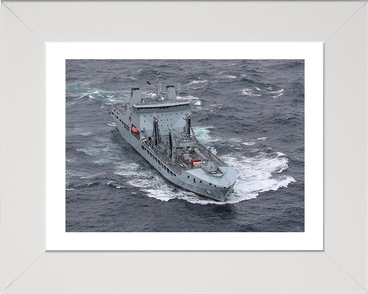 RFA Tideforce A139 | Photo Print | Framed Print | Tide class | Tanker | Royal Fleet Auxiliary Hampshire Prints 10 x 8 White Frame Yes