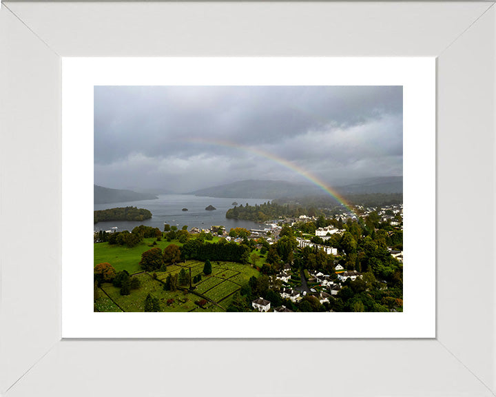 A rainbow over the Lake District Cumbria Photo Print - Canvas - Framed Photo Print - Hampshire Prints