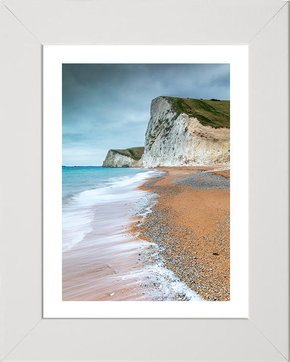 Lulworth Cliffs Dorset in summer Photo Print - Canvas - Framed Photo Print - Hampshire Prints