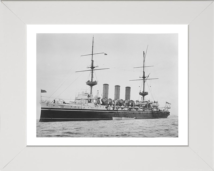 HMS Hyacinth (1898) | Photo Print | Framed Print | Highflyer Class | Cruiser | Royal Navy Hampshire Prints