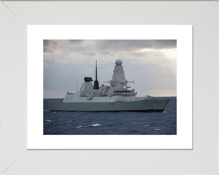 HMS Dauntless D33 Royal Navy Type 45 destroyer Photo Print or Framed Print - Hampshire Prints