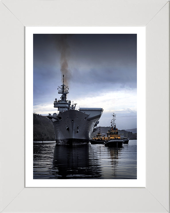 HMS Illustrious R06 Royal Navy Invincible class Aircraft Carrier Photo Print or Framed Print - Hampshire Prints