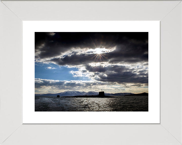 HMS Victorious S29 Royal Navy Vanguard class Submarine Photo Print or Framed Print - Hampshire Prints