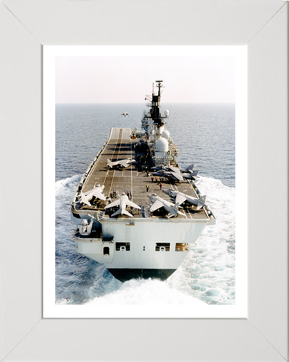 HMS Illustrious R06 Royal Navy Invincible class Aircraft Carrier Photo Print or Framed Print - Hampshire Prints