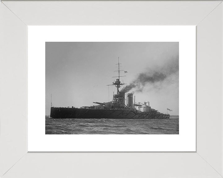 HMS Audacious 1912 Royal Navy King George V class battleship Photo Print or Framed Print - Hampshire Prints