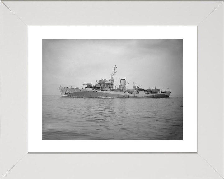 HMS Snowflake K211 Royal Navy Flower class corvette Photo Print or Framed Print - Hampshire Prints