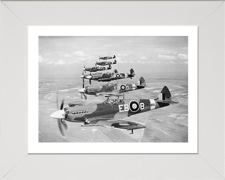 Supermarine Spitfire F Mk XIIs of 41 Sqn | Photo Print | Framed Print | Military | Aircraft | Royal Air Force | Wall Art | Home Decor | Aviation | Photography