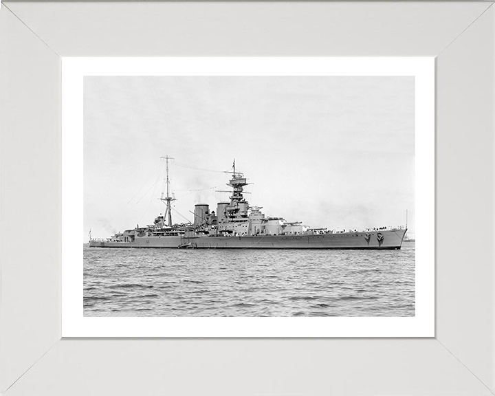 HMS Hood (51) | Photo Print | Framed Print | Admiral Class | Battlecruiser | Royal Navy Hampshire Prints