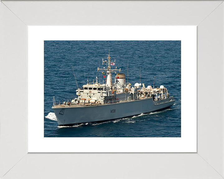 HMS Atherstone M38 Royal Navy Hunt class mine countermeasures vessel Photo Print or Framed Print - Hampshire Prints