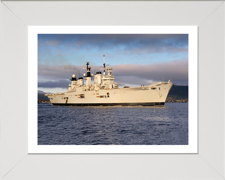 HMS Illustrious R06 Royal Navy Invincible class Aircraft Carrier Photo Print or Framed Print - Hampshire Prints