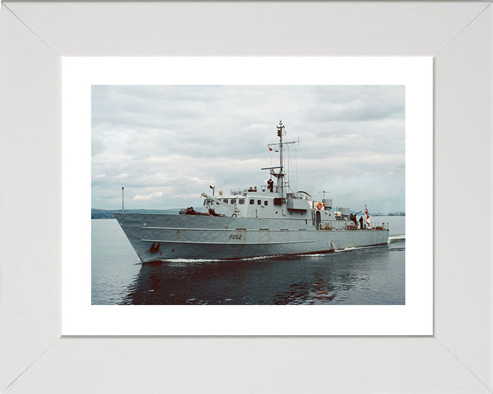 HMS Peterel P262 Royal Navy Bird class patrol vessel Photo Print or Framed Photo Print - Hampshire Prints