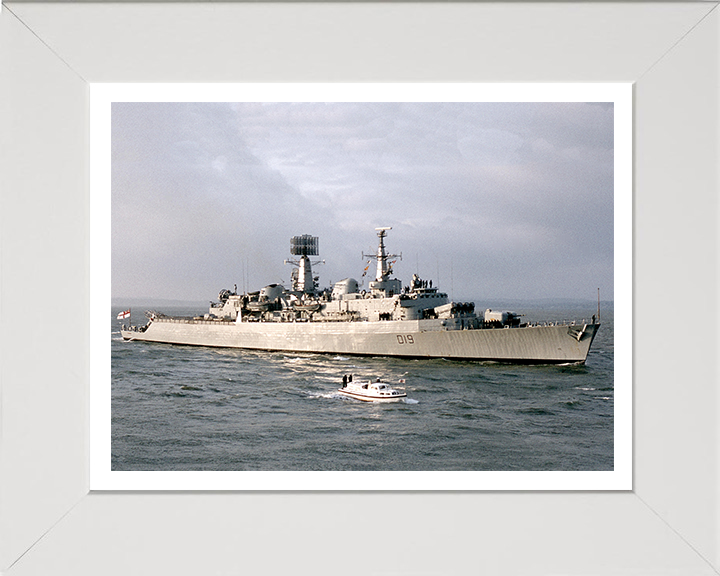 HMS Glamorgan D19 Royal Navy County class Destroyer Photo Print or Framed Print - Hampshire Prints
