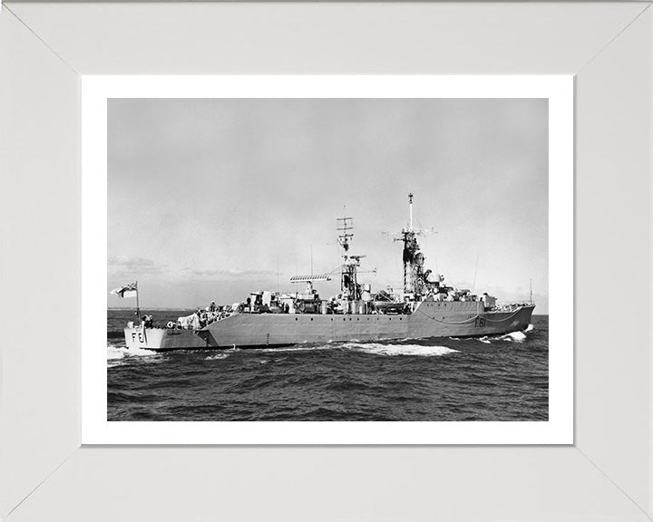 HMS Llandaff F61 Royal Navy Salisbury class Frigate Photo Print or Framed Print - Hampshire Prints