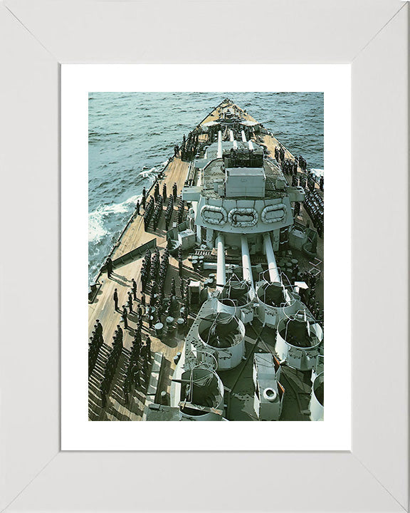 HMS Nelson (28) Royal Navy Nelson class battleship Photo Print or Framed Print - Hampshire Prints